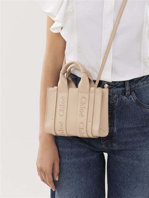 chloe mini bag brown|chloe small tote bag.